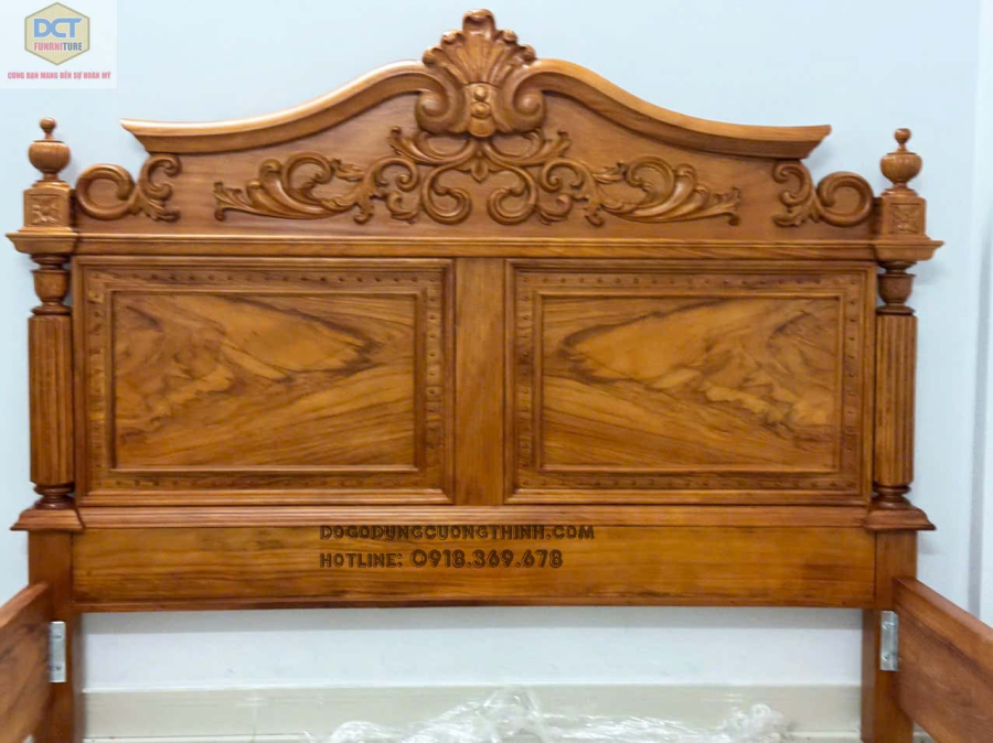 Mẫu giường ngủ gỗ đẹp